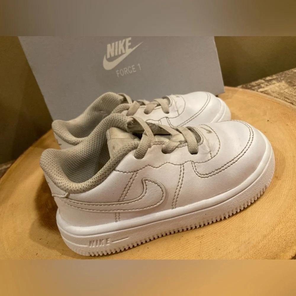 Nike‎ Air Force 1 Sneaker white toddler 8c Low Top kids toddler No Box